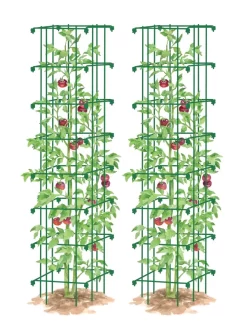 Tomato Towers, Set Of 2 -Garden Care Shop 8587041 0006 GRN tif