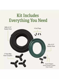 Garden Row Snip-n-Drip Soaker System -Garden Care Shop 8587042 inclusion