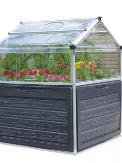 Canopia® By Palram Plant Inn™ Raised Bed Greenhouse, 4' X 4' -Garden Care Shop 8588308 08V tif