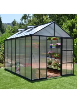 Canopia® By Palram Glory™ Greenhouse, 8' -Garden Care Shop 8591548 01v
