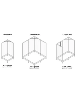 Stack & Extend Veggie Wall -Garden Care Shop 8595683 03V 3 4