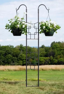 Achla Designs Square-on-Squares Double Pole Trellis