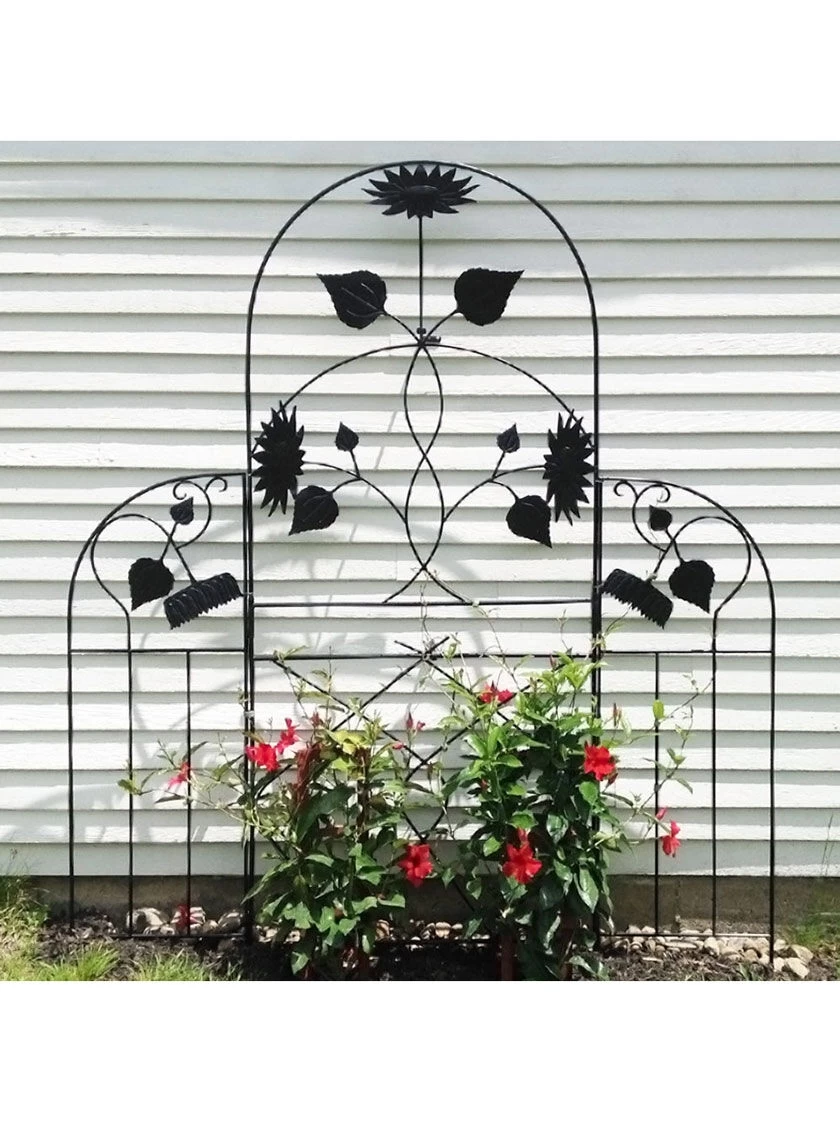 Achla Designs Sunflower Garden Trellis 2 Achla Designs Sunflower Garden Trellis - Image 2