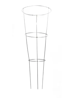 Heavy-Duty Galvanized Plant Supports 42", Set Of 5