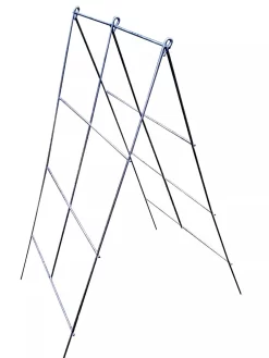 Heavy-Duty A-Frame Plant Supports Galvanized 42", Set Of 5