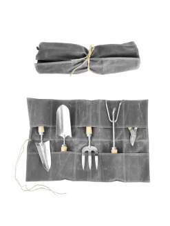 Esschert Waxed Canvas Roll Up Pouch