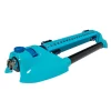 Aqua Joe AJ-OMS20-BRS Indestructible Metal Base Oscillating Sprinkler, 4973 Sq Ft Max Coverage