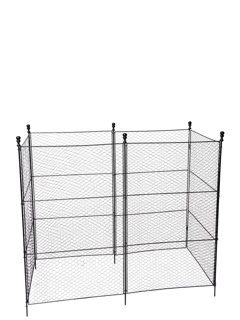 Tall Chicken Wire Critter Fence With Gate 10 Tall Chicken Wire Critter Fence With Gate - Image 10