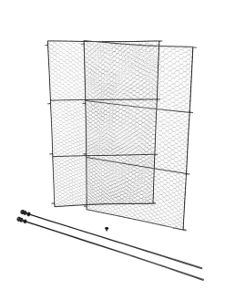 Tall Chicken Wire Critter Fence Extension Panel, Set Of 2 -Garden Care Shop 8611021 1266 tif