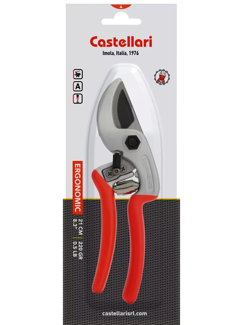 Castellari Ergonomic Anvil Pruner 4 Castellari Ergonomic Anvil Pruner - Image 4