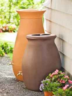 Rainwater Urn, 50 Gallon -Garden Care Shop GS38683 02 tif